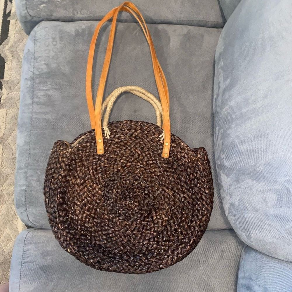 STREET LEVEL Suasti Straw Tote, MSRP $90